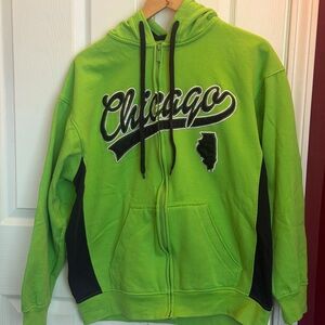 Source Unknown Green and Black Hoodie